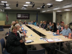 The Wallingford Mystery Group reads Jane Cleland's *Consigned to Death*